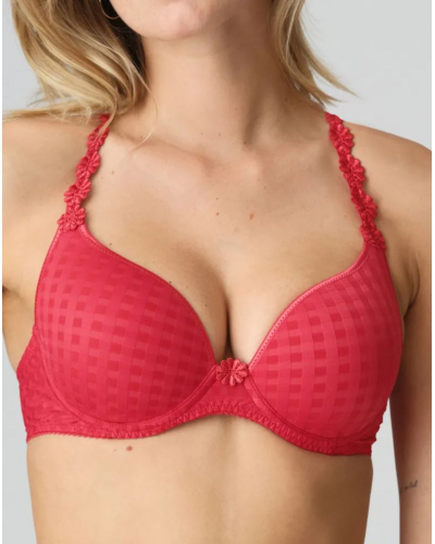 Heart-shaped push-up padded bra Marie Jo Avero (Scarlet)