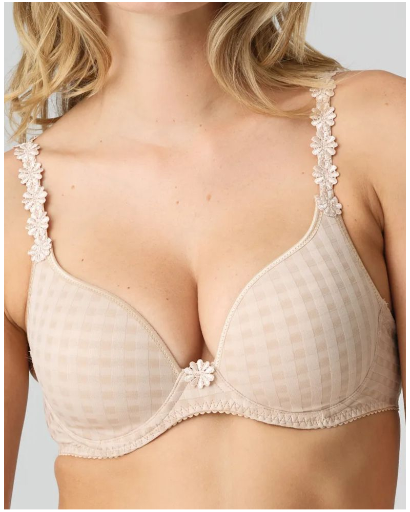 Heart-shaped push-up padded bra Marie Jo Avero (Caffé Latte)