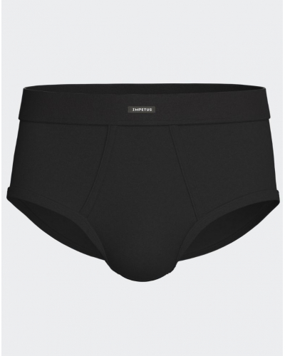 Open Brief 100% Cotton Impetus Pure Cotton (Black)