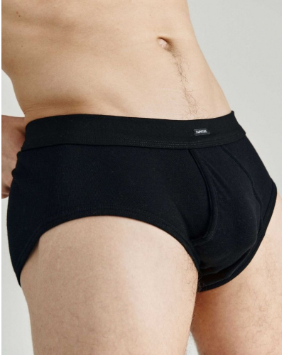 Open Brief 100% Cotton Impetus Pure Cotton (Black)