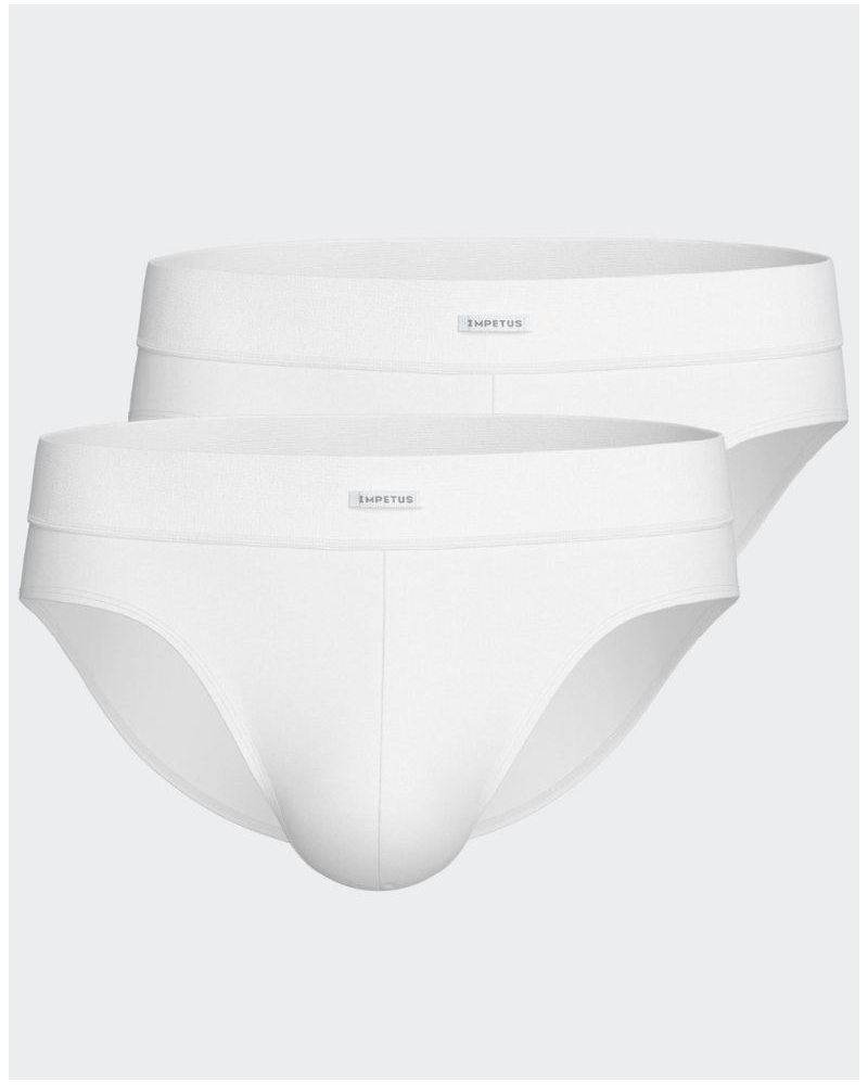 Pack of 2 briefs Impetus Cotton Stretch (White)