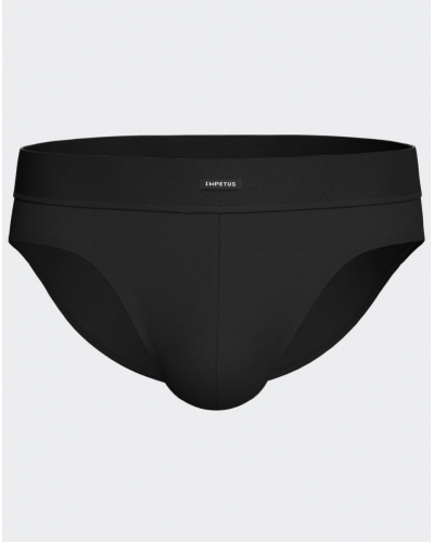 Paquete de 2 slips de algodón Impetus Cotton Stretch (Negro)