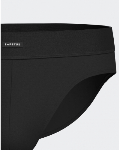 Lot de 2 slips en coton Impetus Cotton Stretch (Noir)