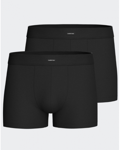 Pack of 2 boxers Coton Impetus Cotton Stretch (Black)