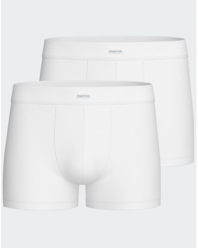 Paquete de 2 bóxers Coton Impetus Cotton Stretch (Blanco)