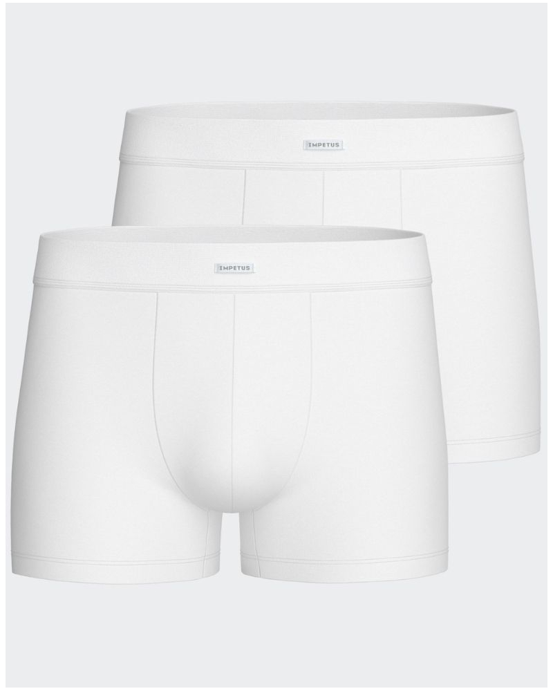 Paquete de 2 bóxers Coton Impetus Cotton Stretch (Blanco)