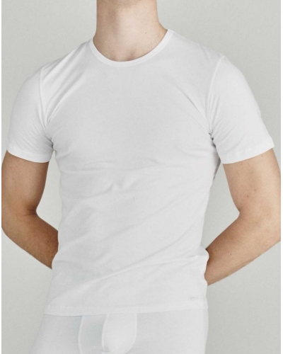 T-shirt crew neck short-sleeve Impetus Cotton Stretch (White)