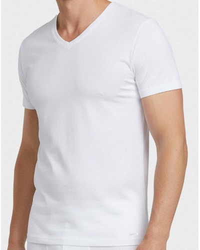 V-Neck T-Shirt Impetus Cotton Modal (White)