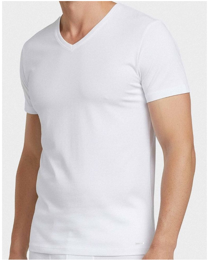 Camiseta de cuello en V Impetus Cotton Modal (Blanco)