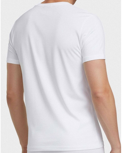 T-Shirt col V Impetus Cotton Modal (Blanc)