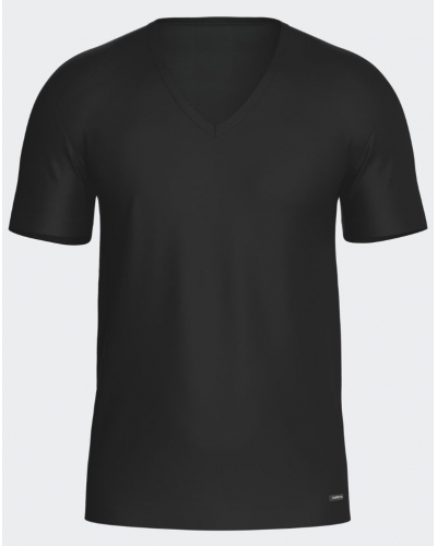 Camiseta de cuello en V Impetus Cotton Modal (Negro)