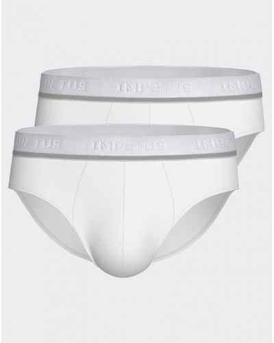 Pack of 2 briefs cotton Impetus Cotton Stretch Packs (White)