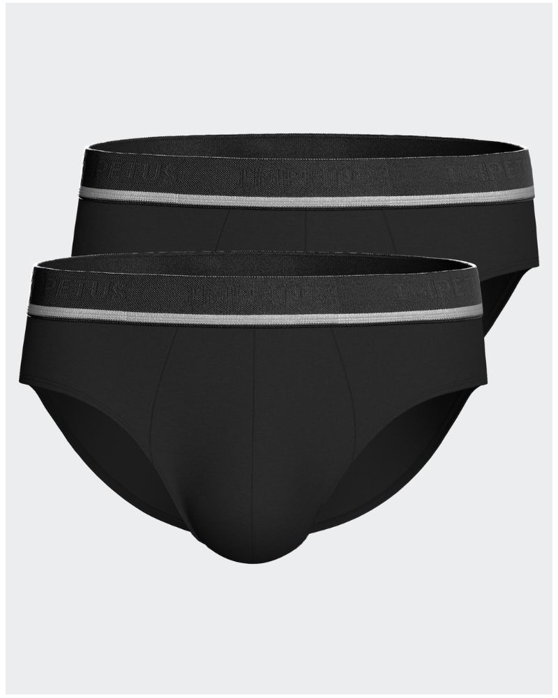 Pack of 2 briefs cotton Impetus Cotton Stretch Packs (Black)