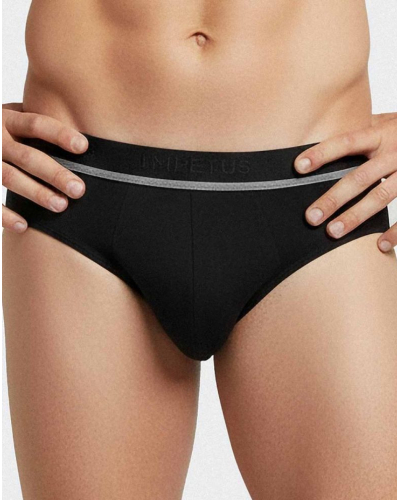 Pack of 2 briefs cotton Impetus Cotton Stretch Packs (Black)