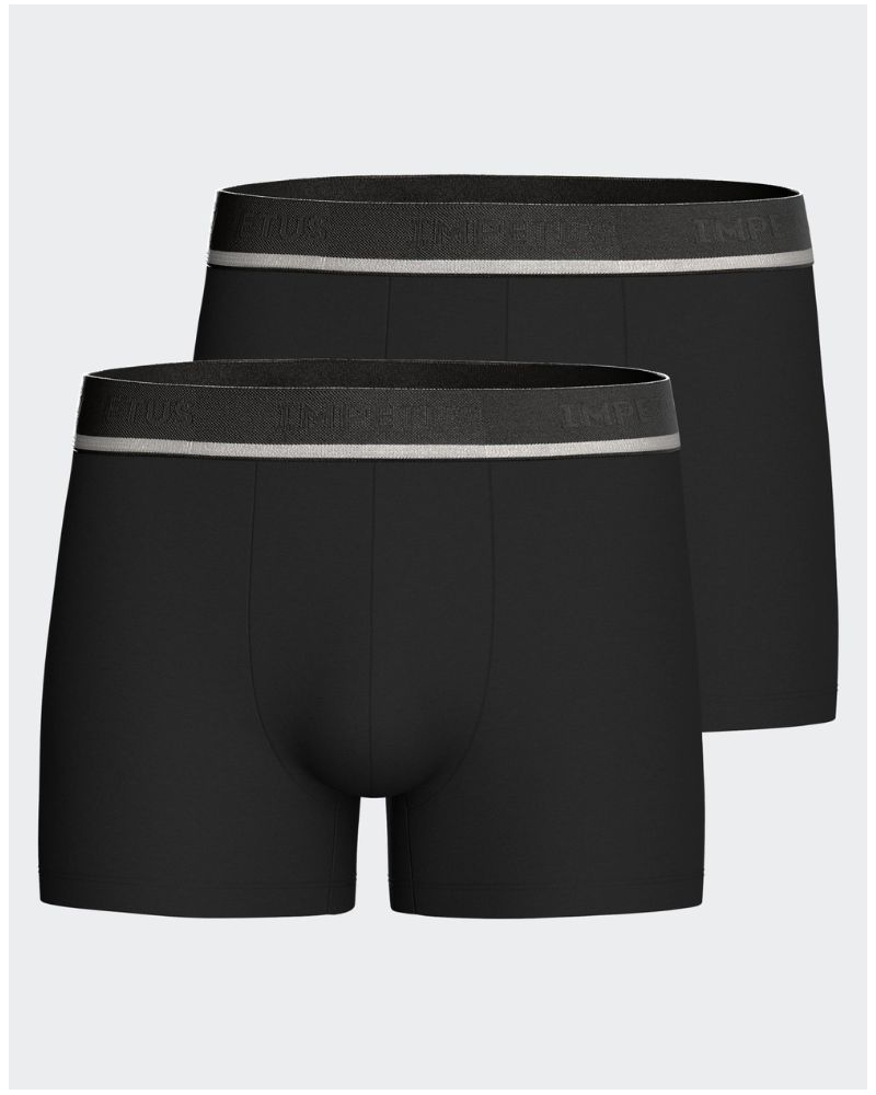 Pack of 2 boxers cotton Impetus Cotton Stretch Packs (Black)
