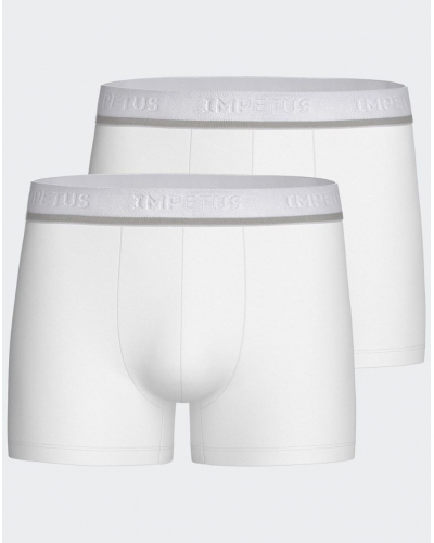 Pack of 2 boxers cotton Impetus Cotton Stretch Packs (White)