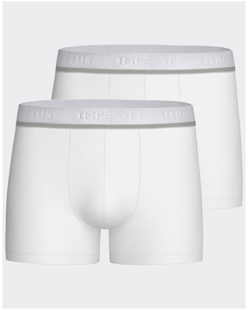 Pack of 2 boxers cotton Impetus Cotton Stretch Packs (White)