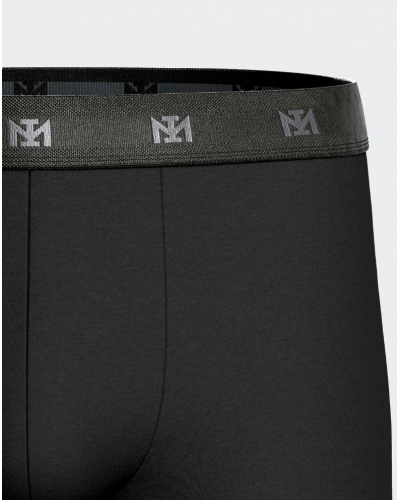 Lot de 3 boxers en coton Impetus Cotton Stretch Packs (Noir)