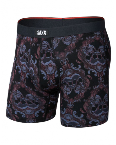 Boxer with fly Vibe Xtra Saxx (Skull Brocade/Black)