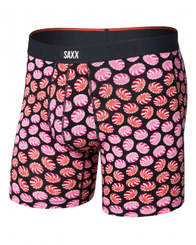 Bóxer con bragueta Saxx Vibe Xtra (Confection Perfection/Negro)