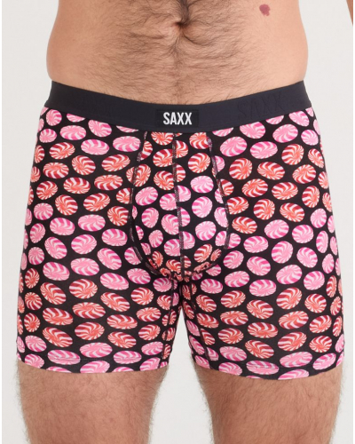 Bóxer con bragueta Saxx Vibe Xtra (Confection Perfection/Negro)