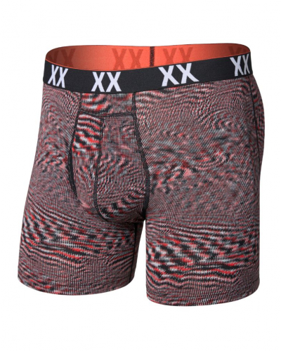 Boxer con bragueta Saxx Multi-sport Mesh (Hyperspace-Red Hot)