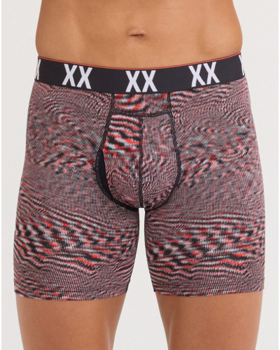 Boxer à braguette Saxx Multi-sport Mesh (Hyperspace-Red Hot)