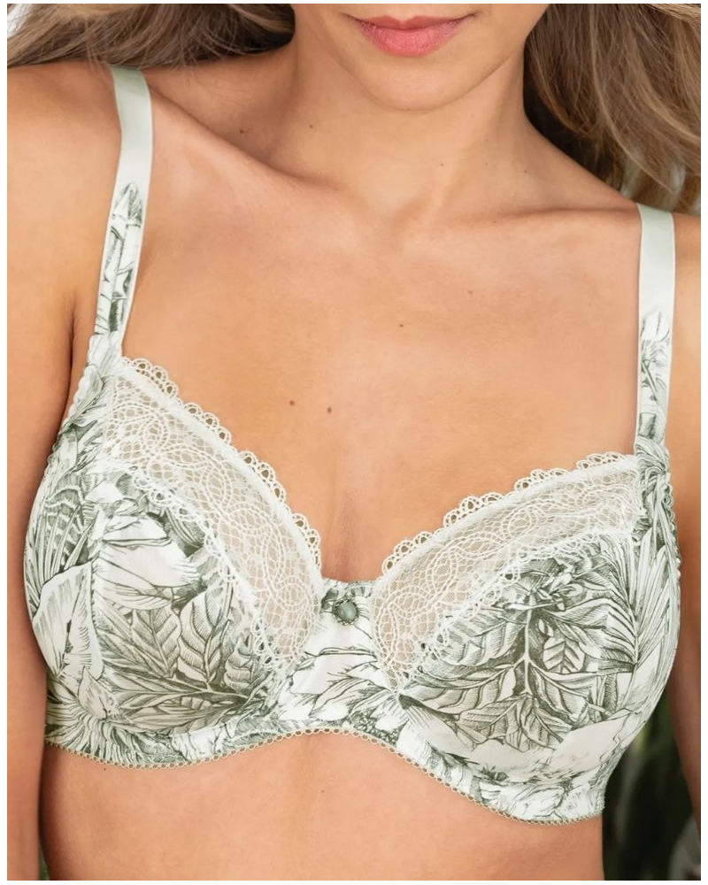 Soutien-gorge corbeille bien-être Antigel Echappée Green (Toile Green)