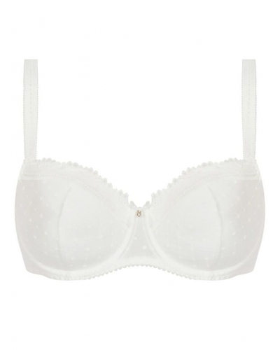 Soutien-gorge coque bien-être Antigel Résille Bohème (Ecru Nacre)