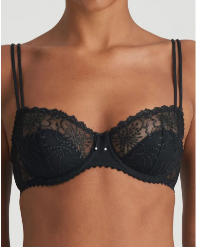 Soutien-gorge balconnet demi mousse Marie Jo Jane (Noir)