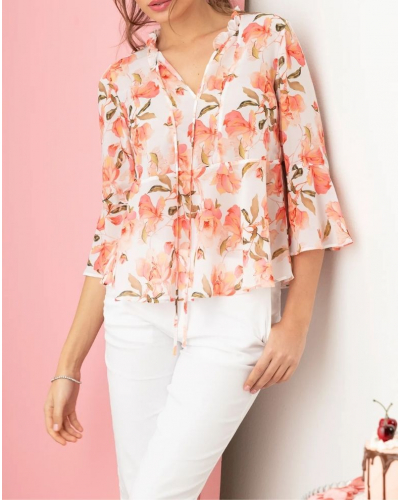 Blouse Antigel Roses Gourmandes (Rose Délice)