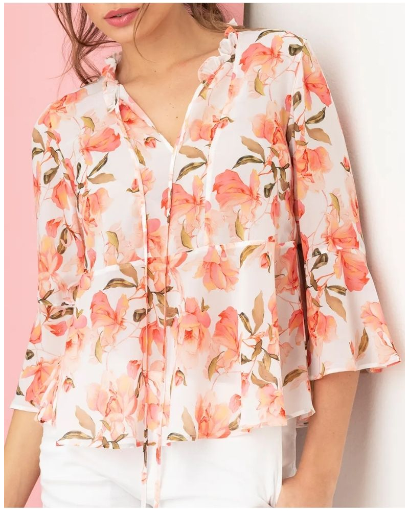 Blouse Antigel Roses Gourmandes (Rose Délice)
