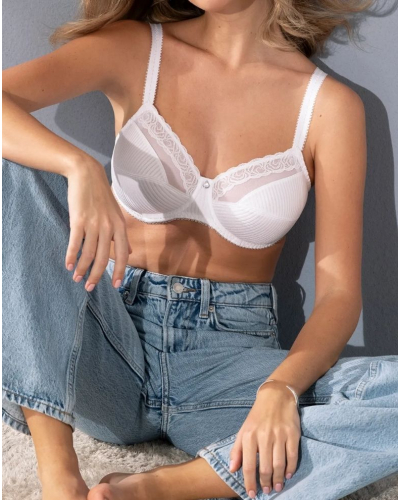 Soft well-being bra Antigel Boyish Séduction (White)