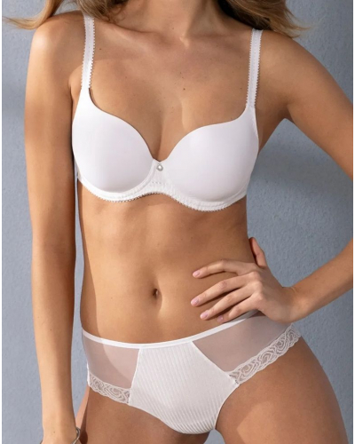 Heart-shaped padded bra Antigel Boyish Séduction (White)