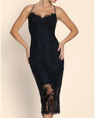 Vestido de encaje Lise Charmel Désirs de Venise (Negro)