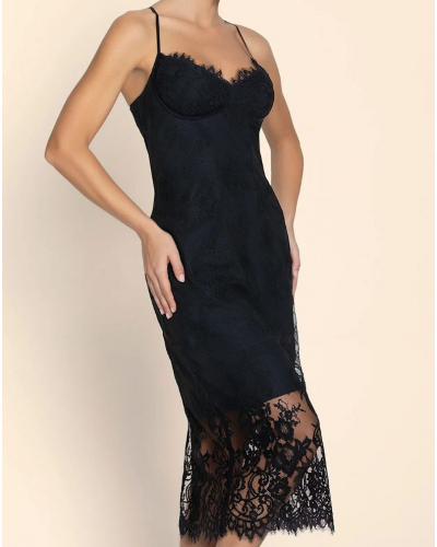 Robe en dentelle Lise Charmel Désirs de Venise (Noir)