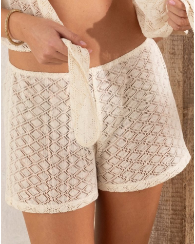 Short tricot Antigel Crochet Seventies (Chanvre)