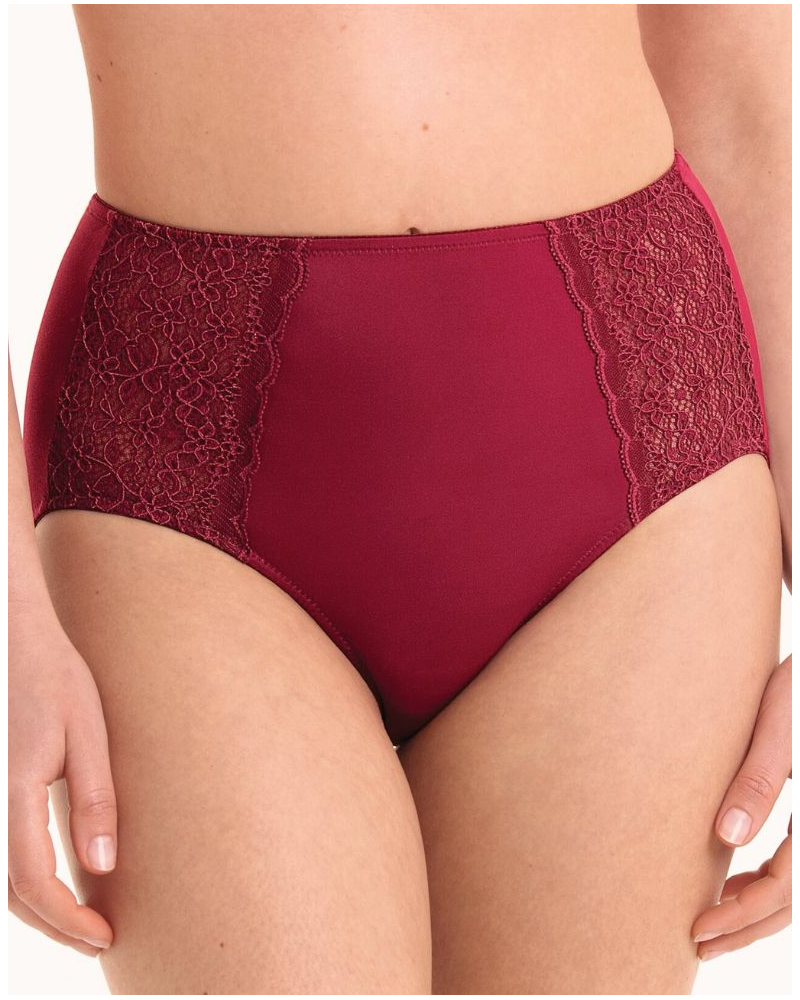 High waist knicker Anita Havanna (Dark Red)