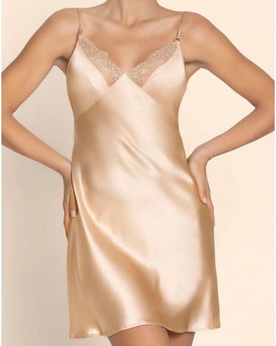 Camisón de seda Lise Charmel Elégance Artist (Nude Aura)