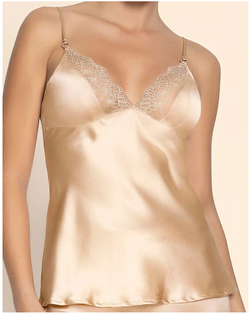 Camisole de seda Lise Charmel Elégance Artist (Nude Aura)