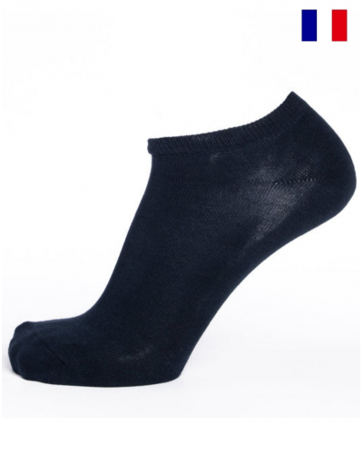 Calcetines de algodón para hombre Maison Broussaud Les Invisibles (Marine)