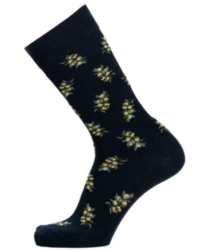 Men's cotton socks Maison Broussaud Les Olives (Marine)