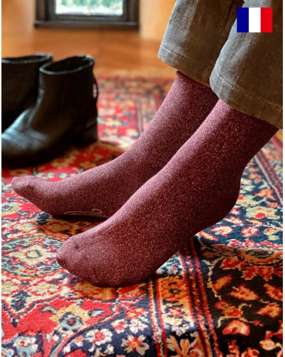 Chaussettes femme en coton Maison Broussaud Les Roulottées (Bordeaux)