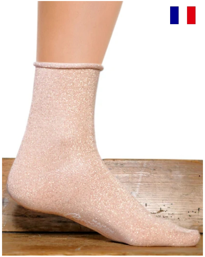 Women's cotton socks Maison Broussaud Les Roulottées (Rose)