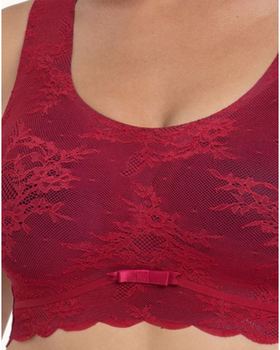 Bralette coque Anita Essential Lace (Rouge)