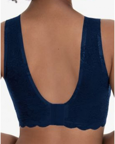 Bralette preformado Anita Essential Lace (Bleu Marine)