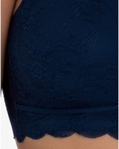 Bralette coque Anita Essential Lace (Bleu Marine)