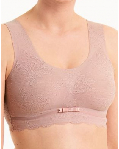 Bralette coque Anita Essential Lace (Bois de Rose)