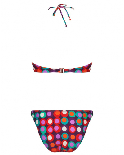 One-piece trikini swimsuit Antigel La Pois Disco (Pois Hippie)