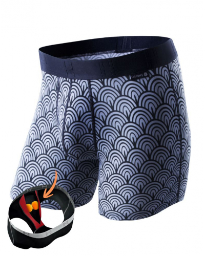 Boxer en modal Loïc Henry Modal Circles (Imprimé Multicolore)